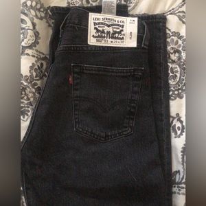 New with tags Levi’s 501 ‘93 black wash jeans . Button fly straight leg